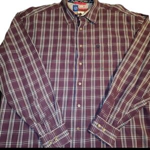 George Straight Collection By Wrangler Mens Long Sleeve Button Down Shirt Sz 2XL